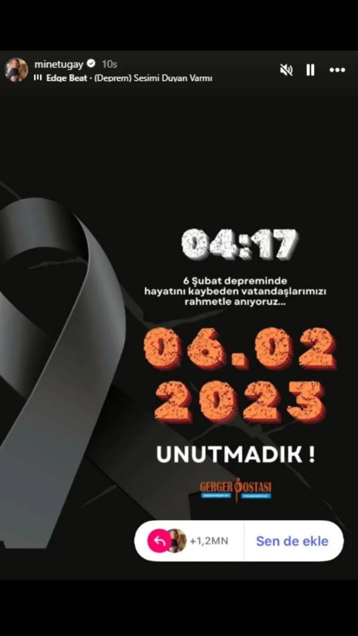6 Şubat’ın izleri silinmedi: Ünlülerden deprem felaketi paylaşımları... 19